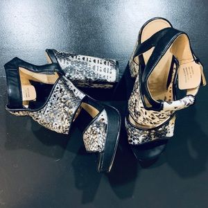 ❤️ Calvin Klein Vallin laser cut platform heels❤️